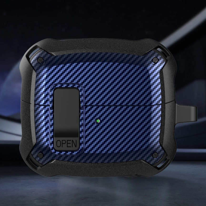 Чехол для наушников BECOVER Protective TPU для Samsung Galaxy Buds 3 Deep Blue (711998) Материал полиуретан