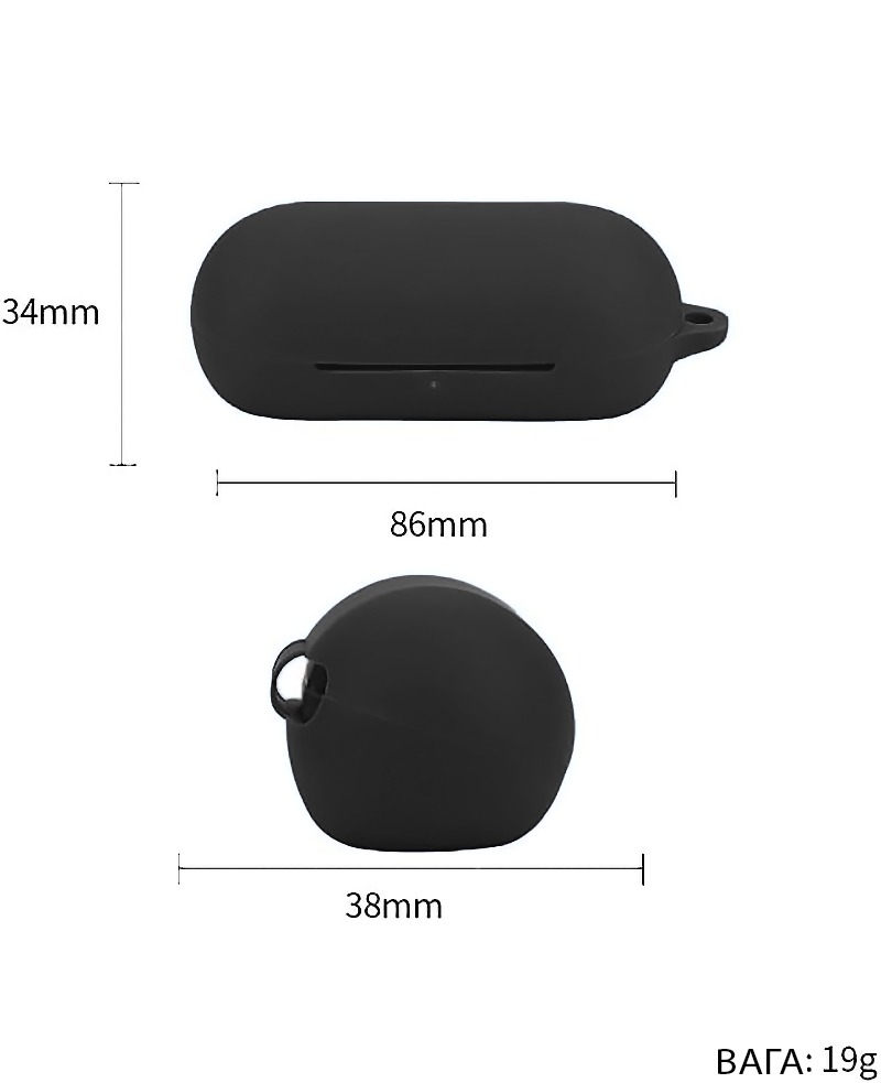 Чохол для навушників BECOVER Silicon для Sony WF-C700N Black (712028) Колір чорний