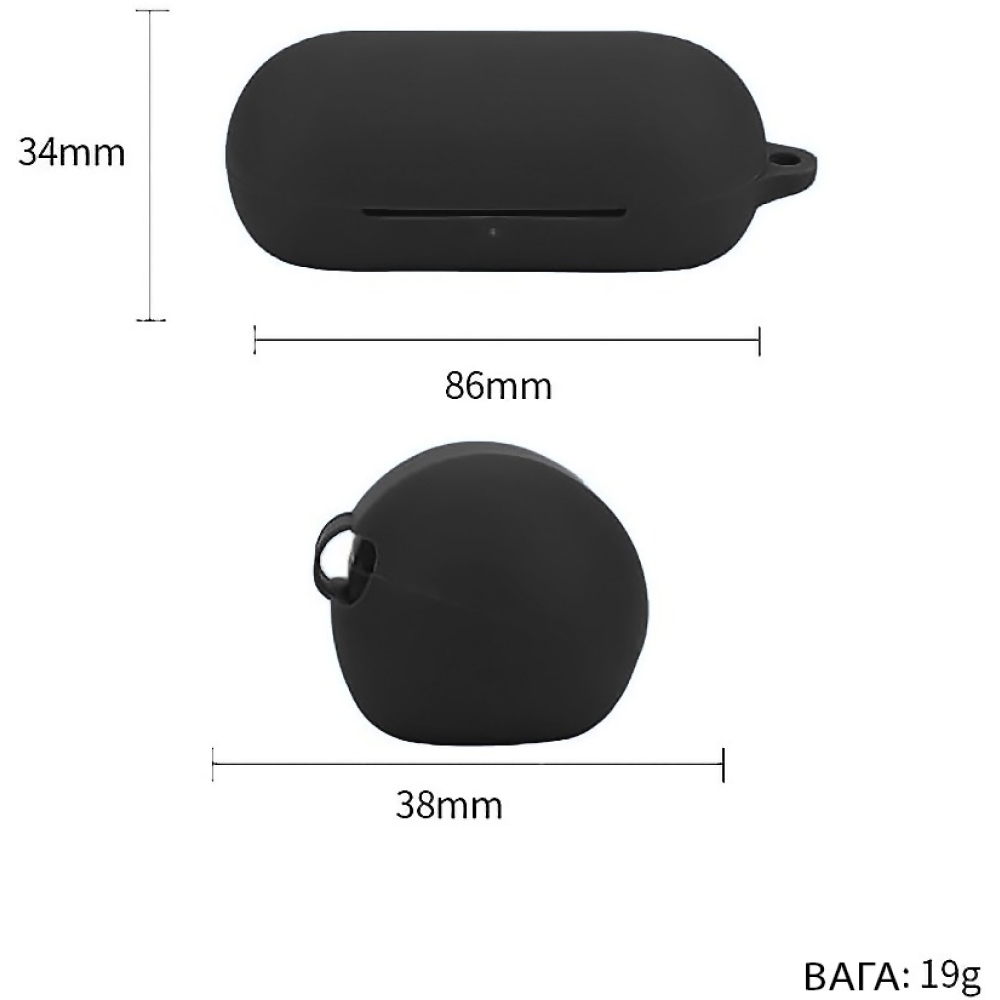 Зовнішній вигляд Чохол для навушників BECOVER Silicon для Sony WF-C700N White (712034)