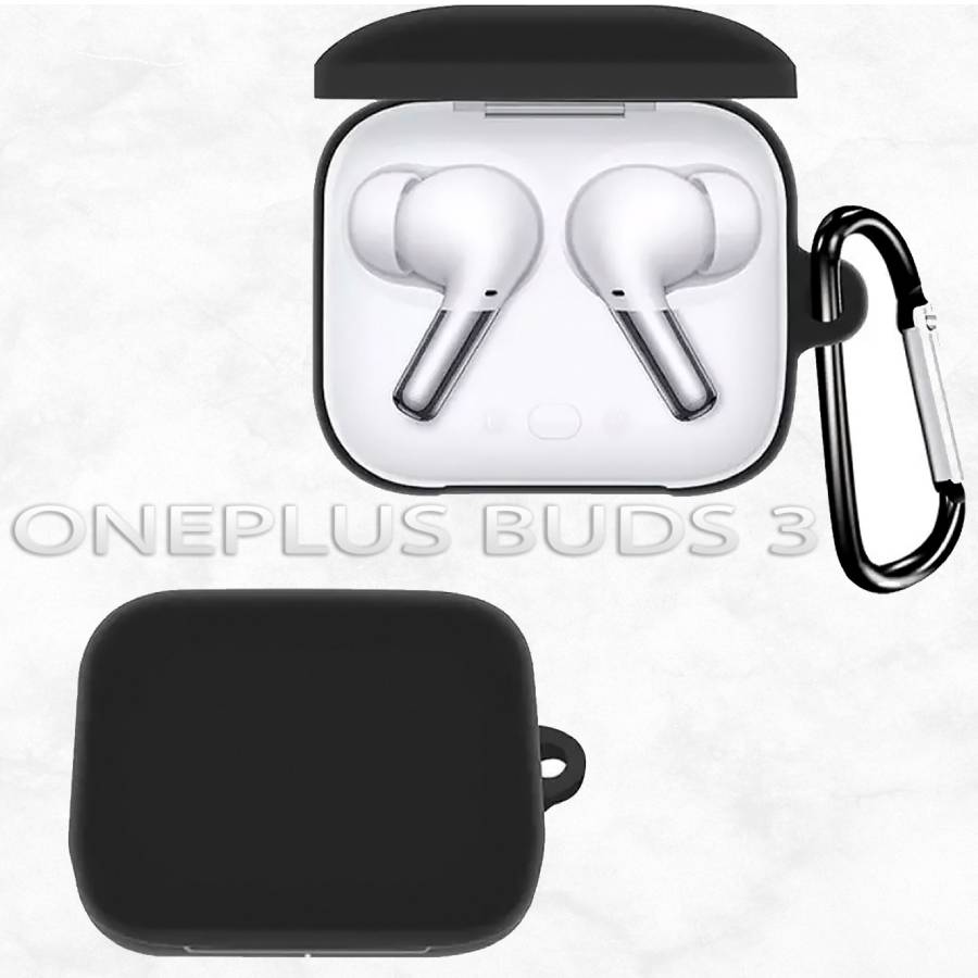 Чохол для навушників BECOVER Silicon для OnePlus Buds 3 Black (712011) Тип чохол для навушників