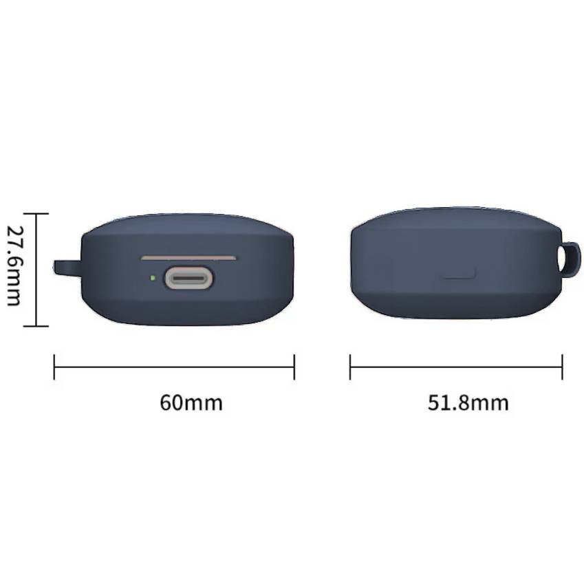 Чохол для навушників BECOVER Silicon для Xiaomi Redmi Buds 6 Active Deep Blue (712013) Тип чохол для навушників