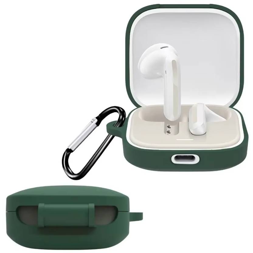 Чохол для навушників BECOVER Silicon для Xiaomi Redmi Buds 6 Active Dark Green (712014) Чохол для навушників BECOVER Silicon для Xiaomi Redmi Buds 6 Active Dark Green (712014)