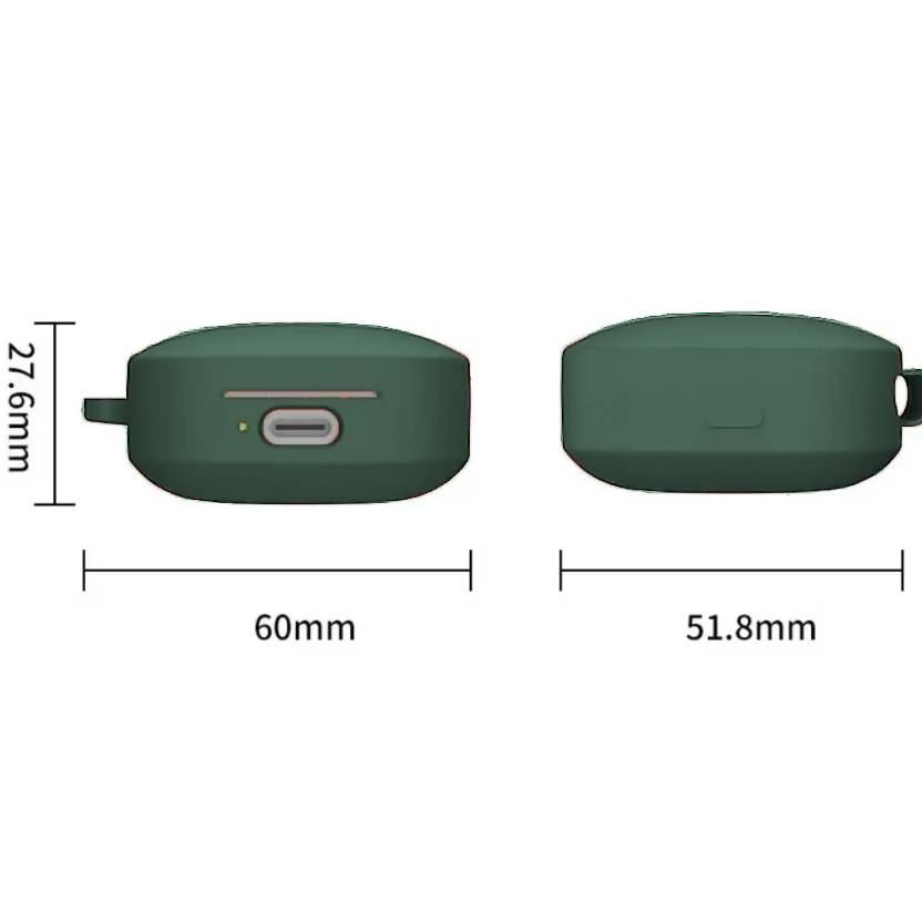 Чохол для навушників BECOVER Silicon для Xiaomi Redmi Buds 6 Active Dark Green (712014) Сумісність за моделлю Xiaomi Redmi Buds 6 Active