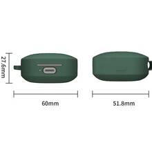 Чохол для навушників BECOVER Silicon для Xiaomi Redmi Buds 6 Active Dark Green (712014)