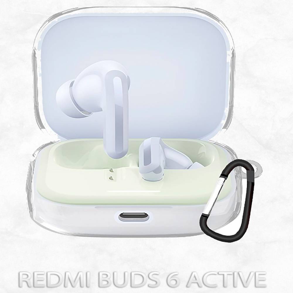 Чехол для наушников BECOVER Soft TPU для Xiaomi Redmi Buds 6 Active Transparent (712015) Совместимость по модели Xiaomi Redmi Buds 6 Active