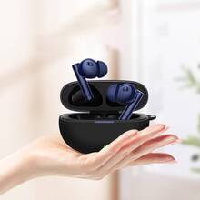 Чехол для наушников BECOVER Silicon для Realme Buds Air 6 Pro Black (712018)