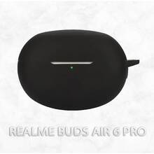 Чехол для наушников BECOVER Silicon для Realme Buds Air 6 Pro Black (712018)