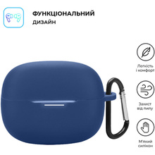 Чохол для навушників ARMORSTANDART Hang Case для Xiaomi Redmi Buds 6 Pro Dark Blue (ARM83395)