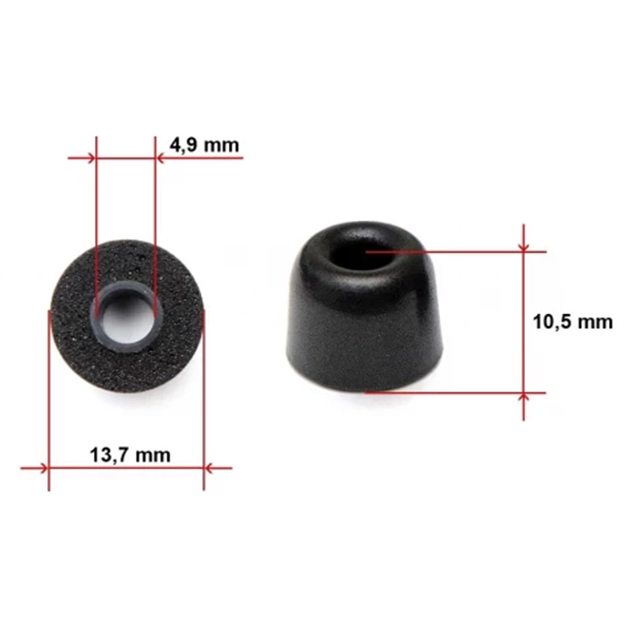 Змінні амбушюри SOUNDMAG Premium L 4.9 мм (FE-678014L) Сумісність за моделлю універсальний
