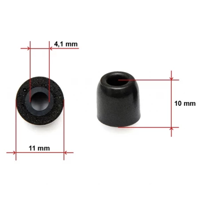 Змінні амбушюри SOUNDMAG Premium S 4.1 мм (FE-678012S) Сумісність за моделлю універсальний