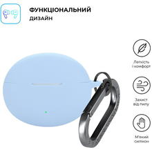 Чехол для наушников ARMORSTANDART Hang Case для Oppo Enco Free4 Light Blue (ARM86147)