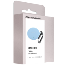 Чехол для наушников ARMORSTANDART Hang Case для Oppo Enco Free4 Light Blue (ARM86147)