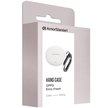 Чохол для навушників ARMORSTANDART Hang Case для Oppo Enco Free4 White (ARM86148)