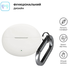 Чохол для навушників ARMORSTANDART Hang Case для Oppo Enco Free4 White (ARM86148)