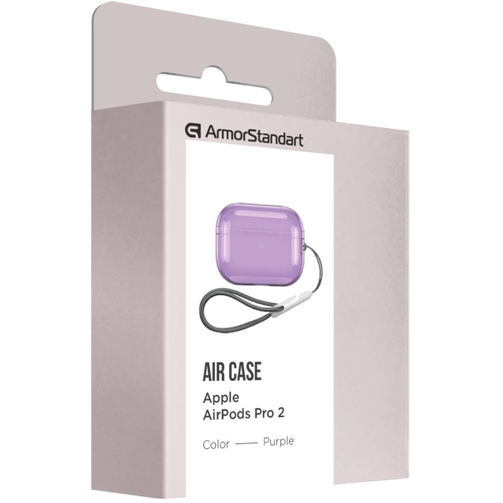 Чохол для навушників ArmorStandart Apple Airpods Pro 2 Purple (ARM85335) Матеріал TPE