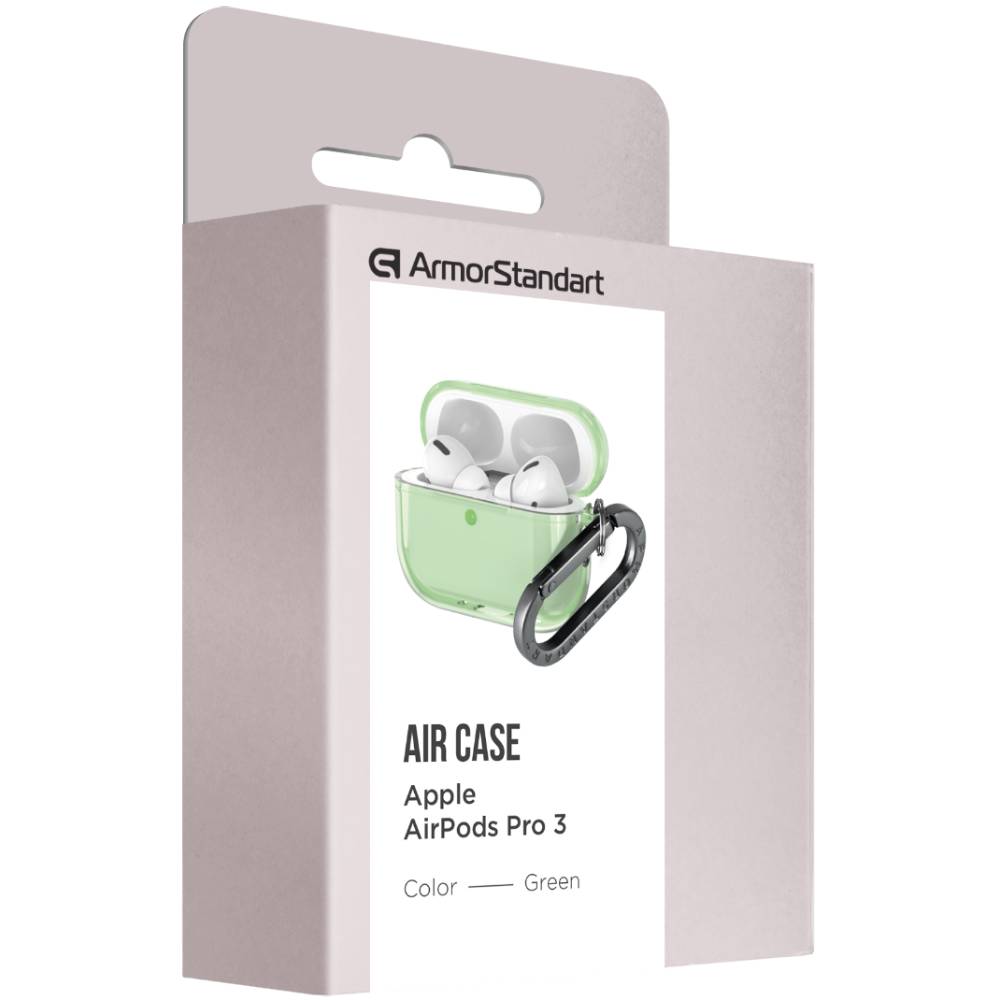 Чохол для навушників ArmorStandart Air для Apple Airpods Pro 3 Green (ARM88305) Тип чохол для навушників