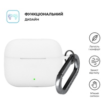 Чохол для навушників ARMORSTANDART Hang Case для OPPO Enco Buds3 Pro White (ARM86805)