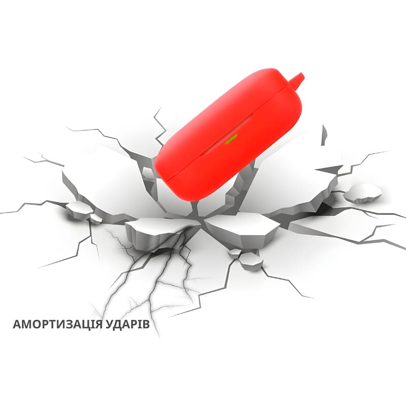 Чехол BECOVER Silicon для Realme Buds Air 7 Pro Red (714816) Тип чехол для наушников