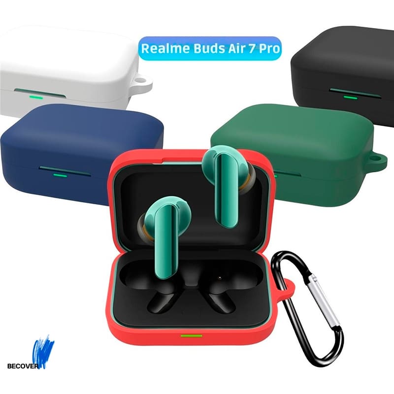 Чехол BECOVER Silicon для Realme Buds Air 7 Pro Red (714816) Цвет красный
