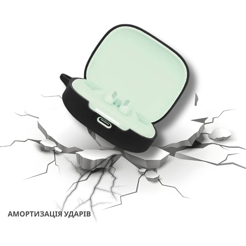 Чохол BECOVER Silicon для Xiaomi Redmi Buds 7s Black (714817) Тип чохол для навушників