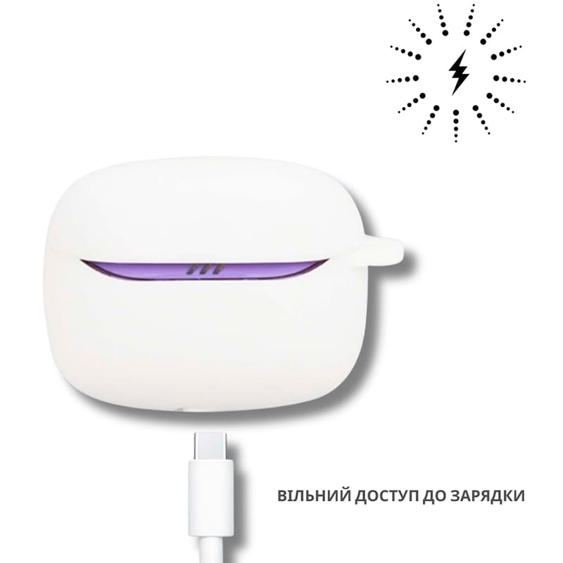 Чохол BECOVER Silicon для JBL Tune Beam 2 White (714825) Матеріал силікон