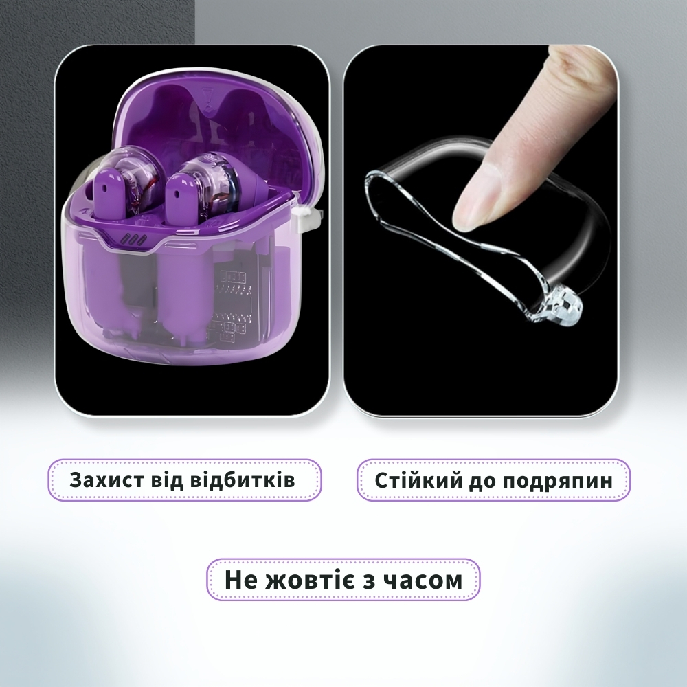 Чехол BECOVER Soft TPU для JBL Tune Flex 2 Transparent (714829) Тип чехол для наушников