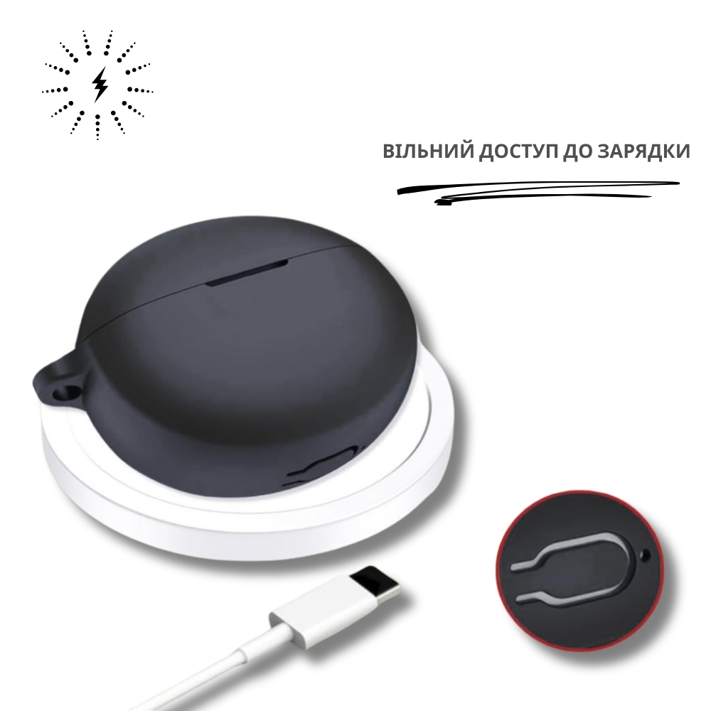 Чохол BECOVER Silicon для OnePlus Buds 4 Black (714834) Матеріал силікон