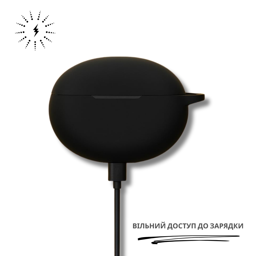 Чохол BECOVER Silicon для OnePlus Buds Pro 3 Black (714835) Колір чорний