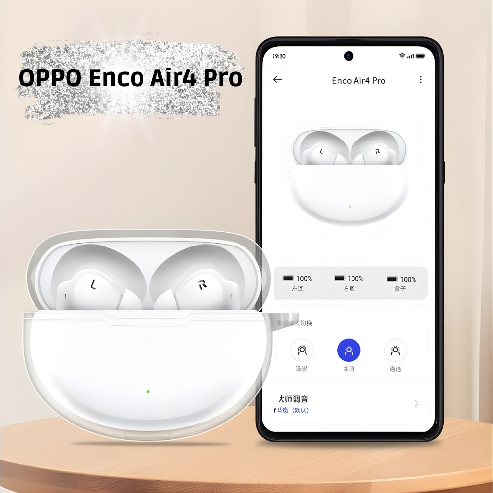 Зовнішній вигляд Чохол BECOVER Soft TPU для OPPO Enco Air4 Pro (ETEA1) Transparent (714836)
