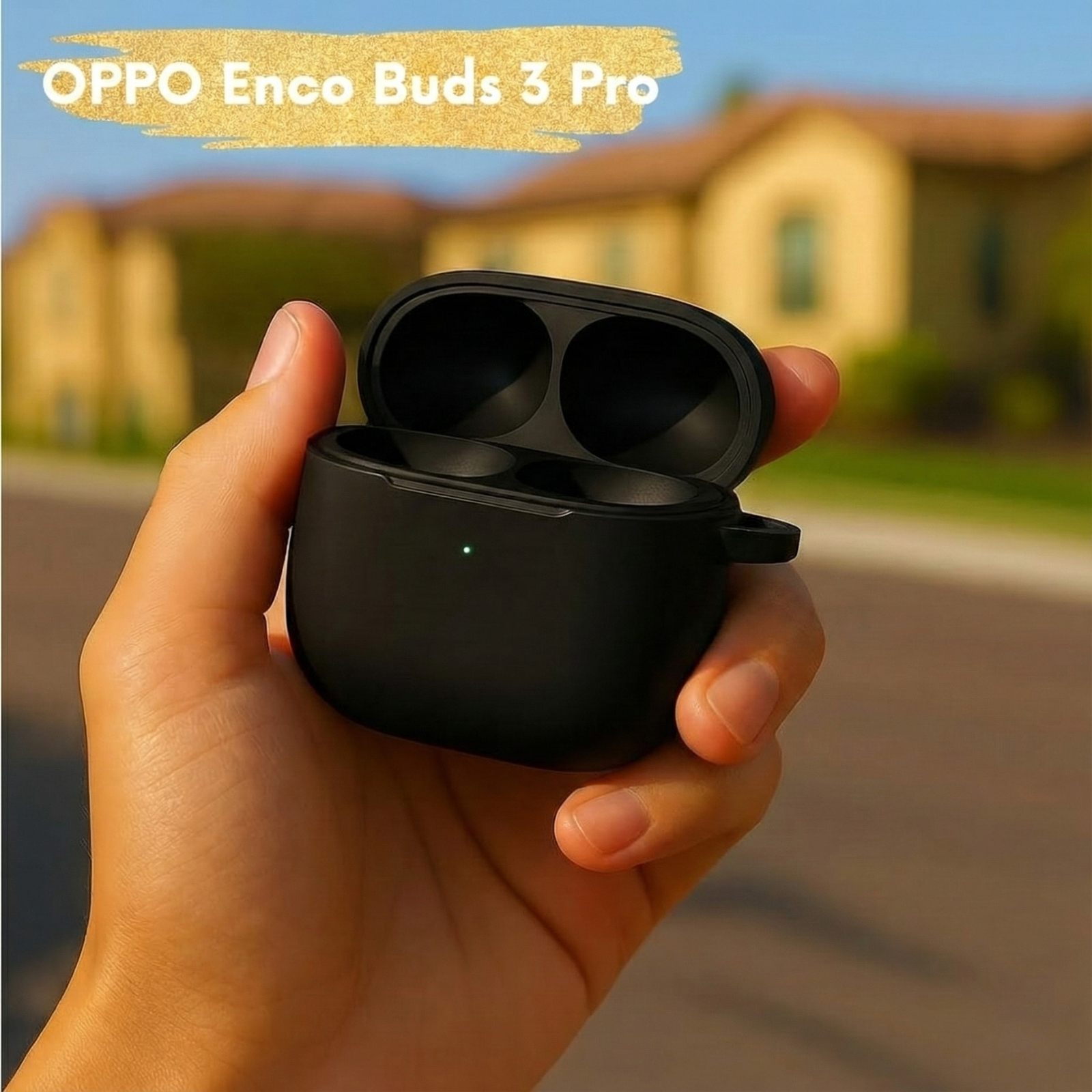 Чохол BECOVER Silicon для OPPO Enco Buds 3 Pro Black (714837) Колір чорний