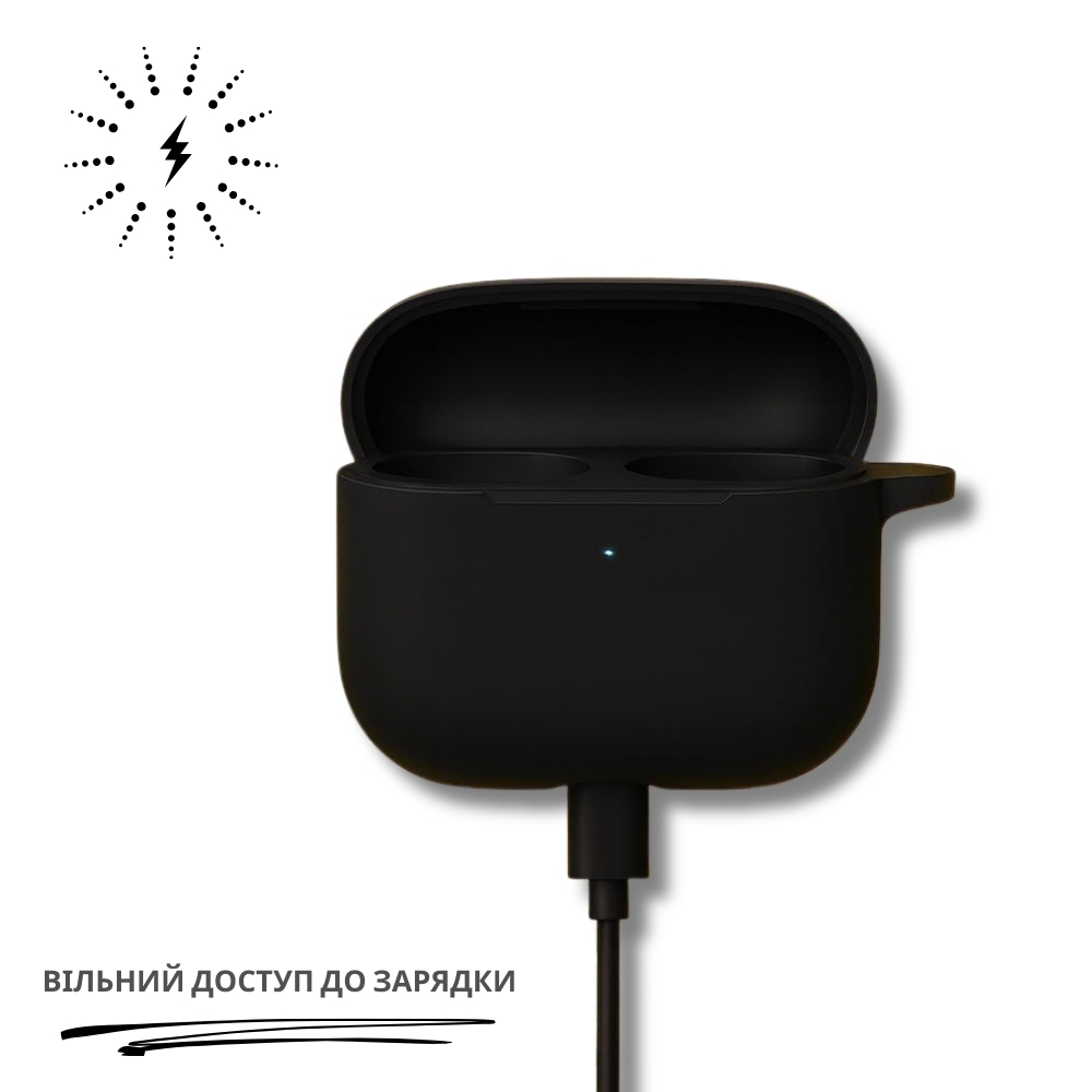 Чохол BECOVER Silicon для OPPO Enco Buds 3 Pro Black (714837) Матеріал силікон