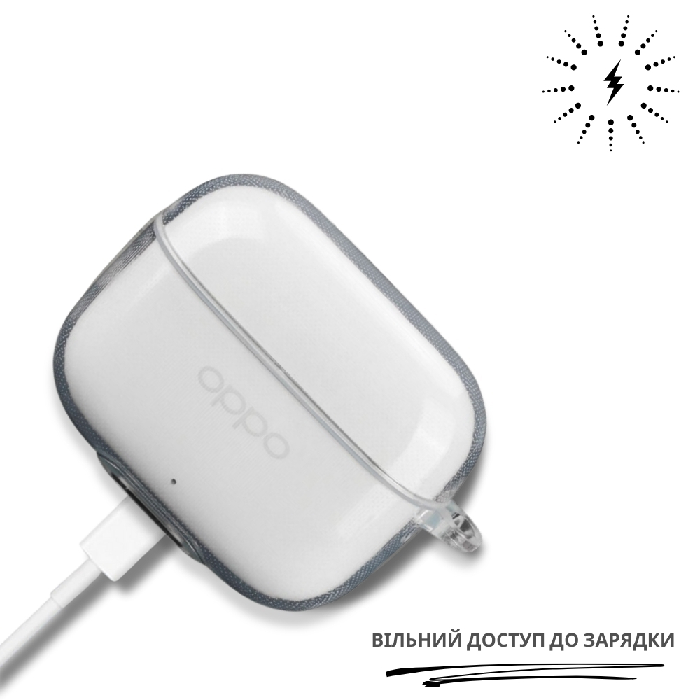 Чохол BECOVER Soft TPU для OPPO Enco Buds 3 Pro Transparent (714838) Сумісність за моделлю OPPO Enco Buds 3 Pro