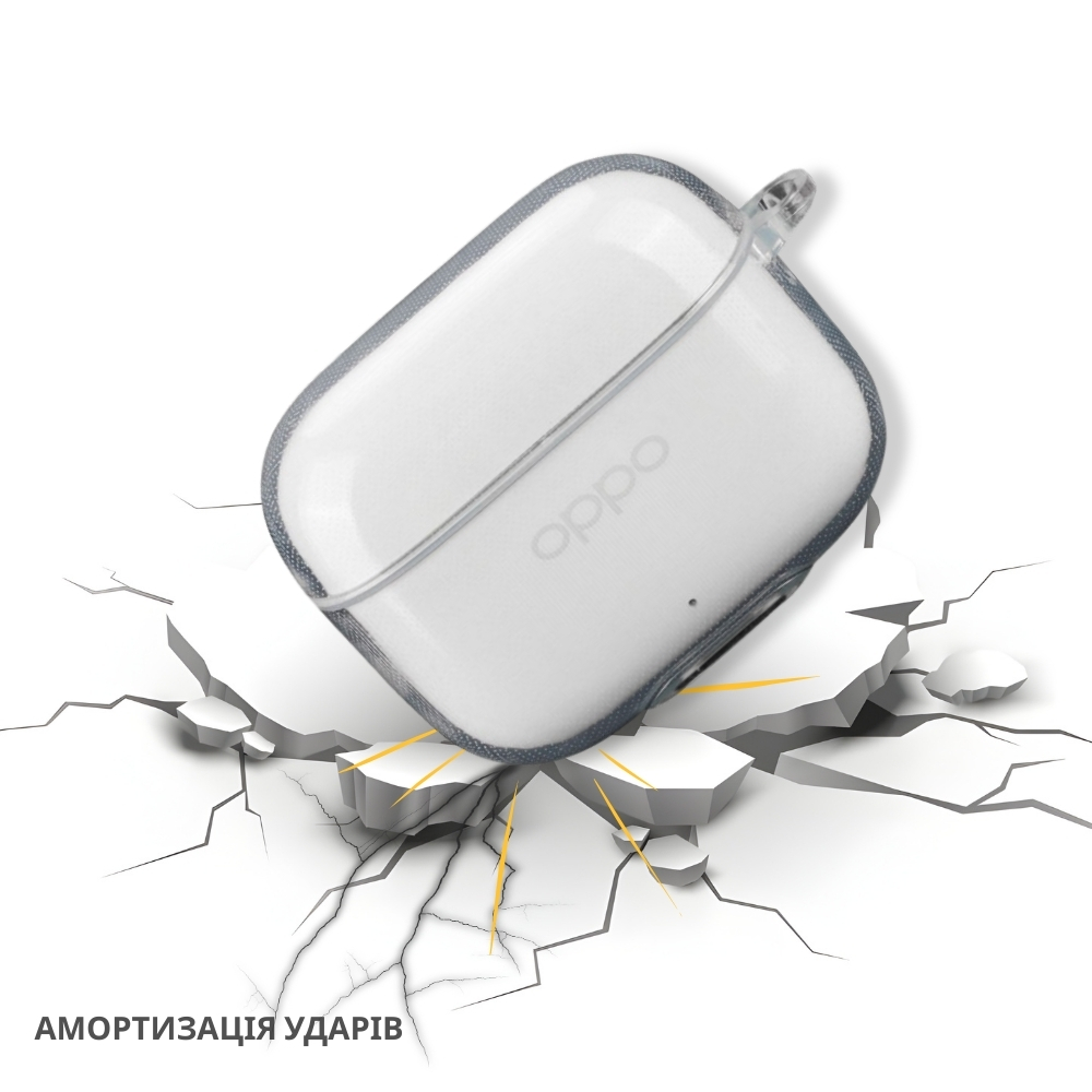 Чохол BECOVER Soft TPU для OPPO Enco Buds 3 Pro Transparent (714838) Тип чохол для навушників
