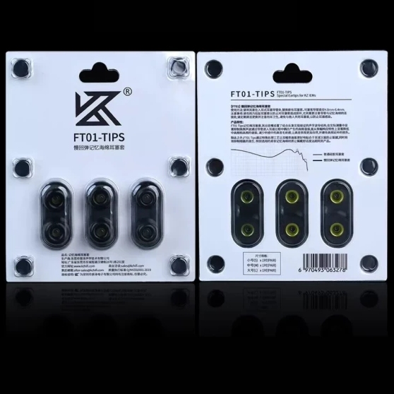 Покупка Амбушюри KNOWLEDGE ZENITH FT01 Memory Foam 3 пари Black (90404260)