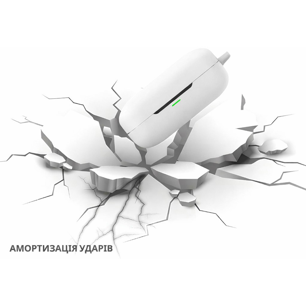 Чохол для навушників BECOVER Silicon для Realme Buds Air 7 Pro White (715027) Тип чохол для навушників