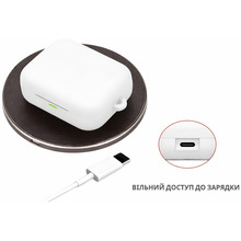 Чохол для навушників BECOVER Silicon для Realme Buds Air 7 Pro White (715027)