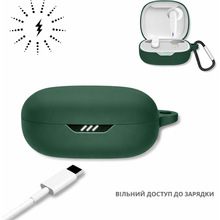 Чохол для навушників BECOVER Silicon для JBL Wave Flex 2 Dark Green (715029)
