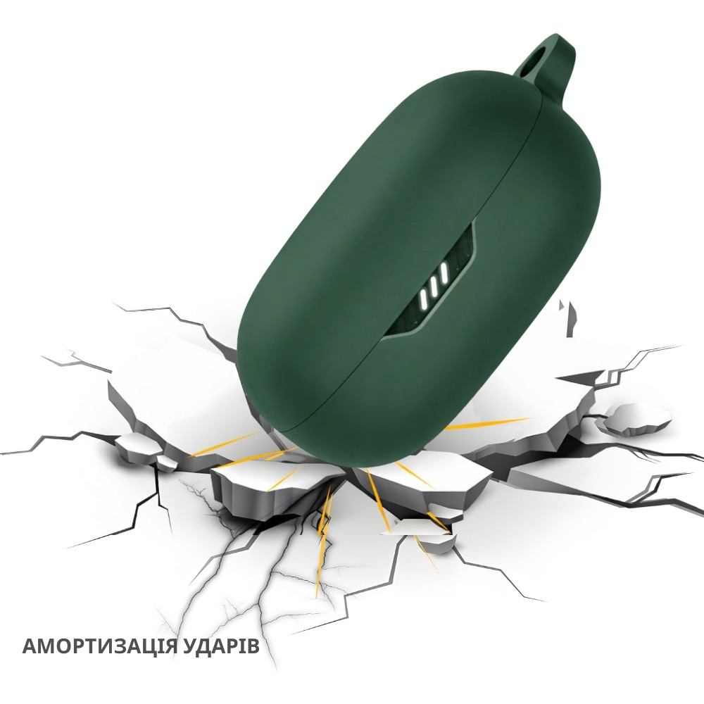 Чохол для навушників BECOVER Silicon для JBL Wave Flex 2 Dark Green (715029) Сумісність за моделлю JBL Wave Flex 2