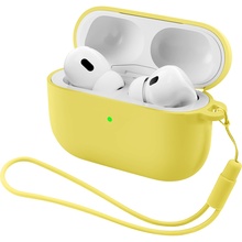 Чехол для наушников ArmorStandart Silicone Case With Straps для Apple Airpods Pro 3 Yellow (ARM88303)