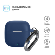 Чохол для навушників ARMORSTANDART Hang Case для OPPO Enco Buds3 Dark Blue (ARM88031)