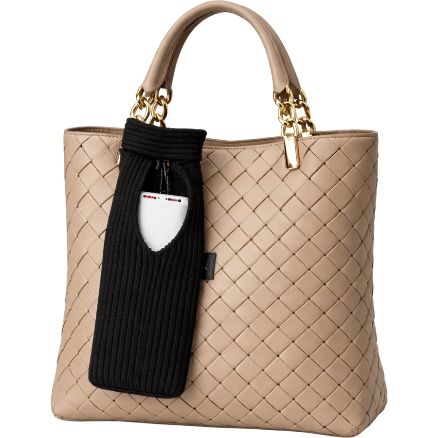 Чехол для повербанка BECOVER Knit Pocket 80 см Black (715158) Цвет черный