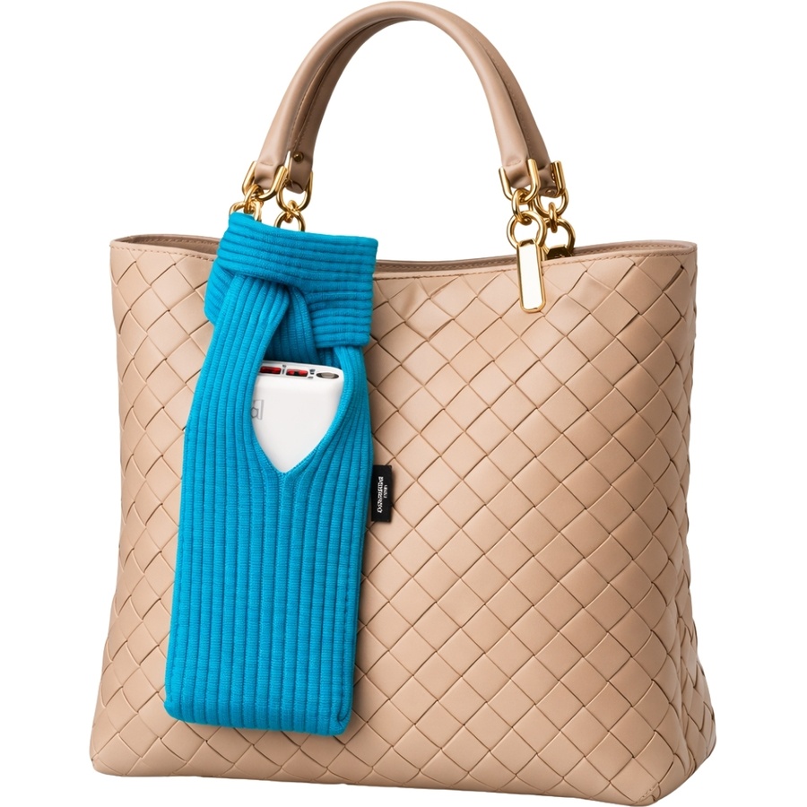 Чехол для повербанка BECOVER Knit Pocket 80 см Blue (715159) Материал ткань