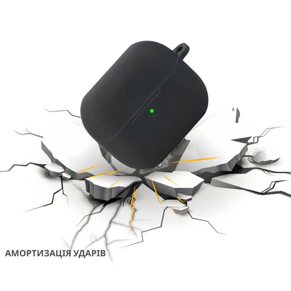 Чохол для навушників BECOVER Silicon Samsung Galaxy Buds 3 FE Black (715110) Сумісність за моделлю Samsung Galaxy Buds 3 FE