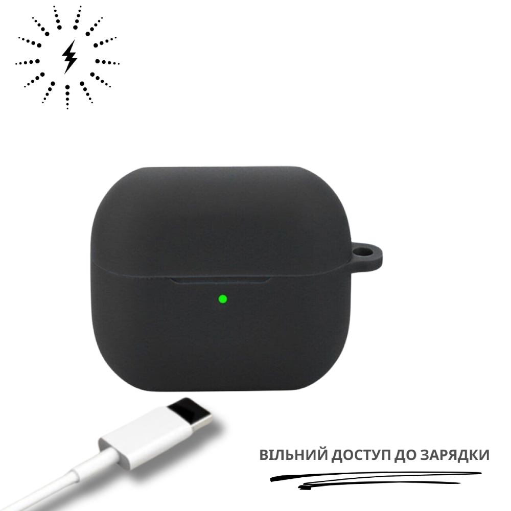Чохол для навушників BECOVER Silicon Samsung Galaxy Buds 3 FE Black (715110) Тип чохол для навушників
