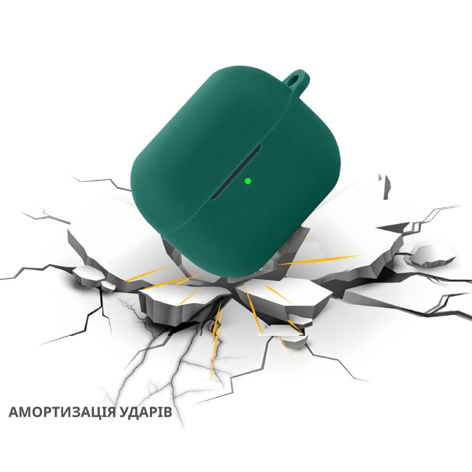 Чехол для наушников BECOVER Silicon для Samsung Galaxy Buds 3 FE Dark Green (715112) Совместимость по модели Samsung Galaxy Buds 3 FE