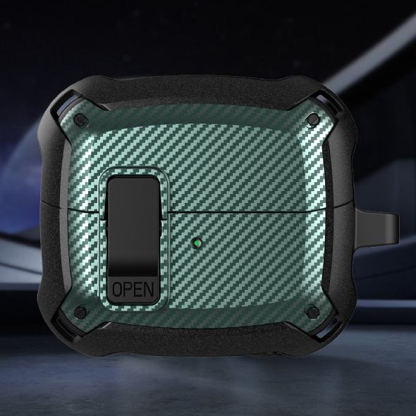 Внешний вид Чехол для наушников BECOVER Protective TPU для Samsung Galaxy Buds 3 FE Dark Green (715120)