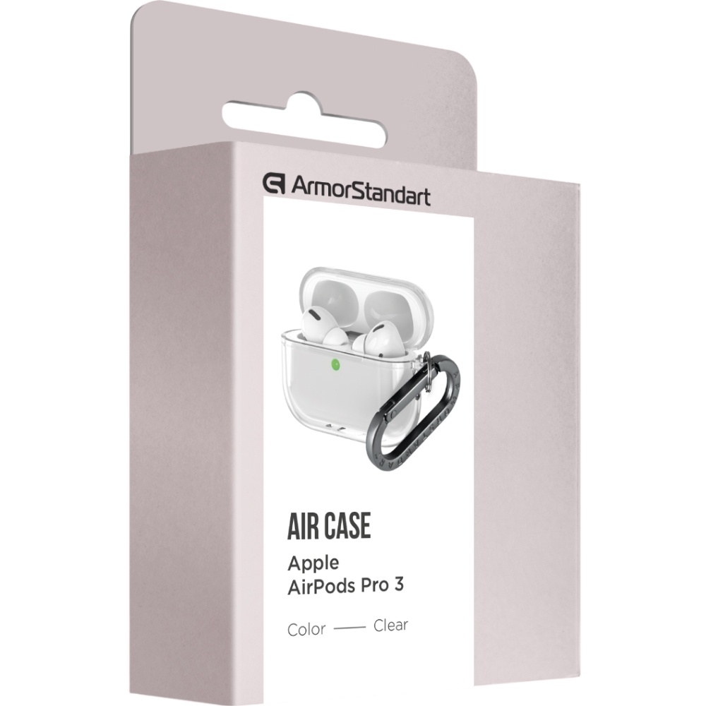 Чехол для наушников ARMORSTANDART Air для Apple Airpods Pro 3 Clear (ARM88268) Тип чехол для наушников