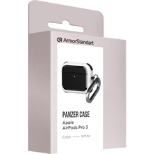 Чохол для навушників ARMORSTANDART Panzer для Apple Airpods Pro 3 White (ARM88290)