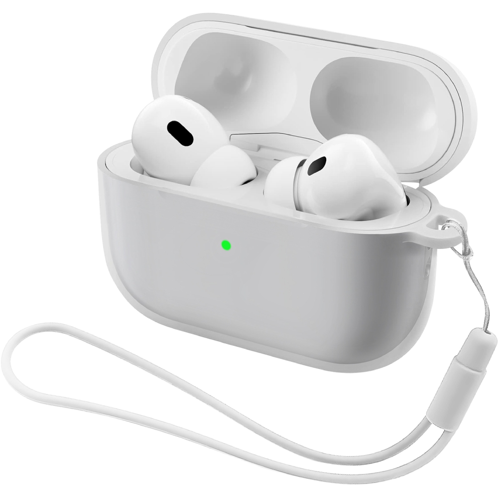 Чохол для навушників ARMORSTANDART Silicone Case with straps для Apple Airpods Pro 3 Transparent (ARM88300)