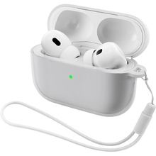 Чохол для навушників ARMORSTANDART Silicone Case with straps для Apple Airpods Pro 3 Transparent (ARM88300)